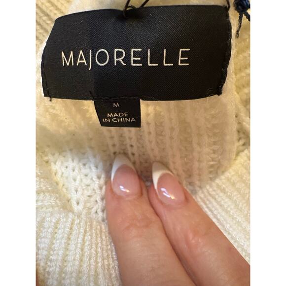 NWT MARJORELLE MONETTE IVORY SWEATER DRESS SIZE MEDIUM - Picture 8 of 11
